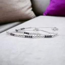 AamNa Enterprises Silver-Plated Anklet image 4