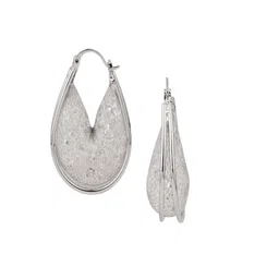 Reenisaa Oval Hoop Earrings image 2
