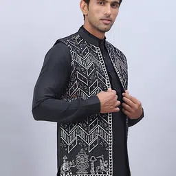 Jompers Embroidered Nehru Jackets image 3