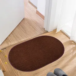 Kuber Industries 2-Pcs Brown Anti-Skid Doormats image 2