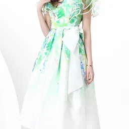 JC Collection Floral Print Fit & Flare Midi Dress image 5