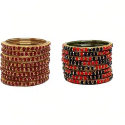 TRIOXY Multi Glass Artificial Stones Bangle-image-21