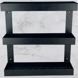 go hooked 3-Tier Bathroom Storage Shelf Rack Pantry Organizer image 2