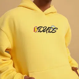 WEARDUDS Men Printed Hooded Sweatshirt image 2