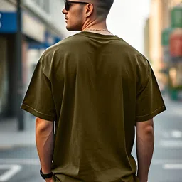 THE BEETEL HOUSE Printed Round Neck Oversized Cotton T-shirt image 2