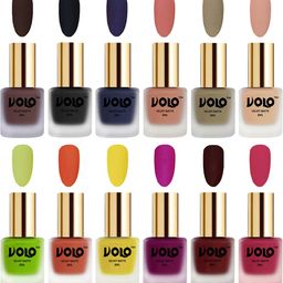 VOLO Set Of 12 Velvet Matte Nail Polish - 8 ml Each-picture-17