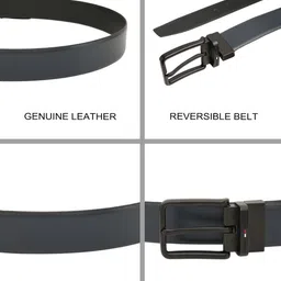 Tommy Hilfiger Men Textured Leather Reversible Formal Belt image 3