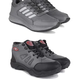 DRACKFOOT Men Non-Marking Running Sports Shoes-picture-19