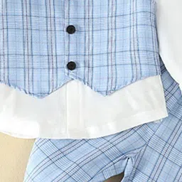 YK Boys Checked 5-Pcs Party Suit Set image 5