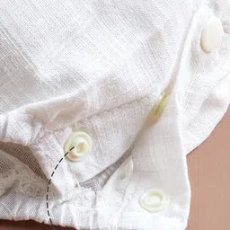 Hopscotch Girls Pure Cotton Lace Onesie image 3