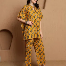 BANDIA Abstract Printed Pure Cotton Tunic & Trousers Co-ords image 4
