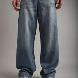 Difference of Opinion Men Loose Relaxed Fit Jeans image 1