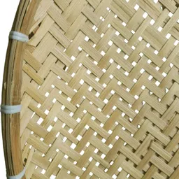 das departmental store 16'' Bamboo Chalni or Sieve for Grains & Vegetables Wash Tray image 3