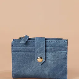 Ginger by Lifestyle Women Zip Detail Two Fold Wallet-image-0