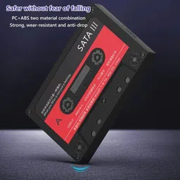 Etzin 2.5'' External Hard Drive Enclosure USB 3.0 to SATA III Tool-Free Clear Hard 2.5 inch external hard drive case image 2