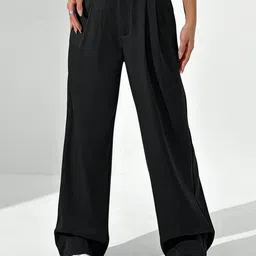 Chemistry Women Comfort Flared High-Rise Trousers-picture-19