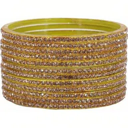 Adiba Fashion Factory Set Of 12 Stones Studded Bangles image 2
