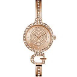 GUESS Giselle Women Embellished Bracelet Style Straps Analogue Watch GW0929L3-image-88