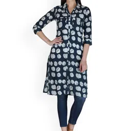 Neelokurti Women Checked Flared Sleeves Sequinned Anarkali Kurta-picture-14