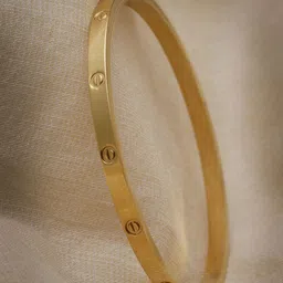 DressBerry Women Gold-Plated Kada Bracelet-image-59