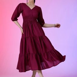 Raiyani Enterprise Women Solid Daily Anarkali Kurta-picture-26