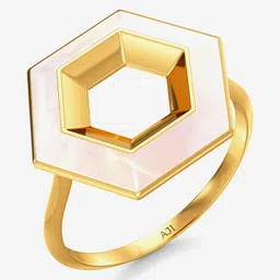 Joyalukkas Women 22Kt Gold Hexa Shine Finger Ring - 4.02 g-picture-33