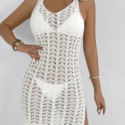 JC Mode Self-Design Swim Cover Up Top-image-82