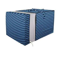 Stylista Blue Solid Waterproof Air Conditioner Covers-picture-28