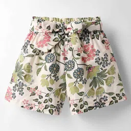 CrayonFlakes Girls Printed Top with Shorts image 4