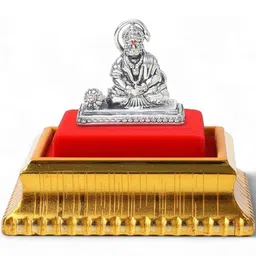 AKSHAT SAPPHIRE Silver-Toned Lord Hanuman Ji Religious Idol Showpiece-picture-29