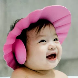 Kuber Industries Kids Eva Foam Soft Adjustable Baby Bath Cap-image-61