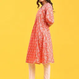 V-Mart Women Floral Printed Indie Florals Kurta image 2