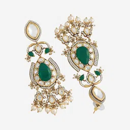 Kushal's Fashion Jewellery Kundan-Studded Jewellery Set image 3