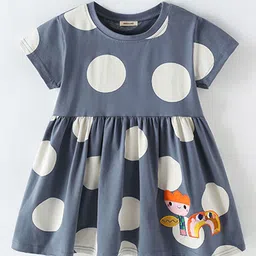 INCLUD Polka Dot Print Fit & Flare Dress image 5