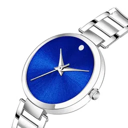CSAMON Women Embellished Dial & Stainless Steel Analogue Watch Titan BLU Mavado Dial image 2