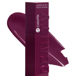 COLORFLIX Lip Drama Super Stay Liquid Lipstick - 5 ml - Mystic Violet - 177-image-1