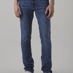Mufti Men Slim Fit Mid-Rise Light Fade Acid Wash Stretchable Jeans-picture-38