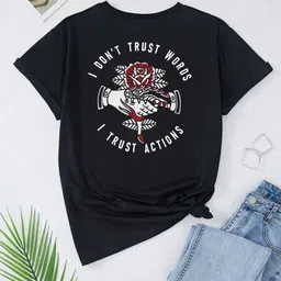 SZN Graphic Printed Round Neck Oversized T-shirt image 4