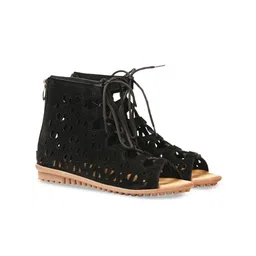RAHEGAS Women Flatform Laser Cuts-picture-31
