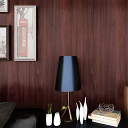 INDIAN ROYALS Brown Wooden Grain Printed Self-Adhesive & Durable Wall Sticker-picture-20