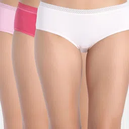 Zivame Women Pack Of 3 Low-Rise Hipster Briefs image 2