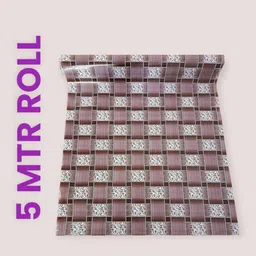 Mopak Decor Brown Set of 1 Regular Shelf Liner Organisers image 3