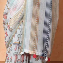 Jaipur Kurti Floral Designer Saree image 3