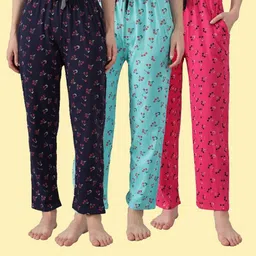 trendy world Pack of 3 Women Pyjama-picture-40