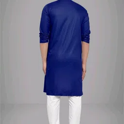 omkar enterprisess Men Cotton Blend Kurta Pyjama Set image 2