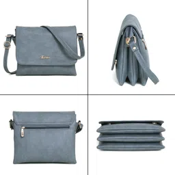 exotic Grey Women Sling Bag - Regular Size EXT-401 image 5