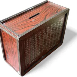 dream home decor NV Wooden Money Saving Challenge Box ₹1,00,000 | Reusable Wooden Piggy Bank Coin Bank image 3