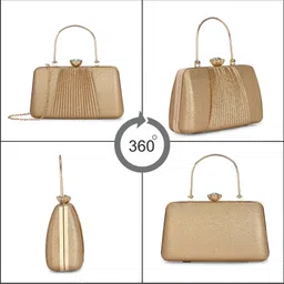 toobacraft Party Gold Clutch image 3