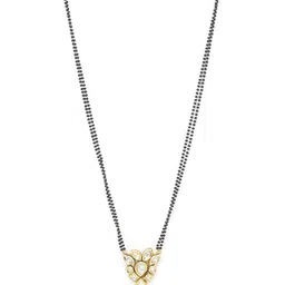 PANASH Gold-Plated Kundan Mangalsutra image 2