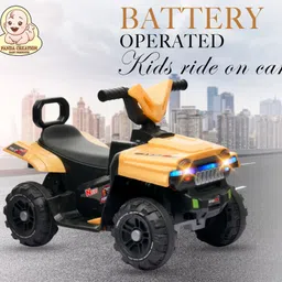 panda creation Foot Accelerator Kids Ride on Car with Music & Lights Rechargeable Car Battery Operated Ride On-picture-13